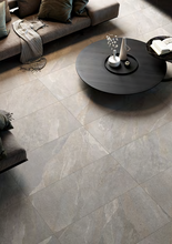 Load image into Gallery viewer, GREY QUARTZ LAPPATO PORCELAIN