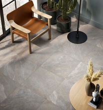 Load image into Gallery viewer, GREY QUARTZ LAPPATO PORCELAIN
