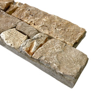 Load image into Gallery viewer, CREAM TRAVERTINE SPLITFACE WALL CLADDING CORNER (Z PANEL)