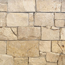 Load image into Gallery viewer, CREAM TRAVERTINE SPLITFACE WALL CLADDING CORNER (Z PANEL)