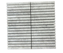 Load image into Gallery viewer, SILVER SHADOW MINI FLUTES HONED MOSAIC
