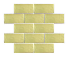 Load image into Gallery viewer, MAJORCA CRACKLE YELLOW GLOSS SUBWAY
