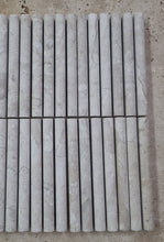 Load image into Gallery viewer, DIANA ROYAL MARBLE MINI FLUTES HONED MOSAIC

