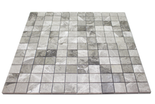 Load image into Gallery viewer, GRIGIO FANTASIA MARBLE SQUARE MOSAIC
