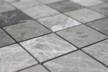Load image into Gallery viewer, GRIGIO FANTASIA MARBLE SQUARE MOSAIC
