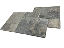 Load image into Gallery viewer, SILVER TRAVERTINE TUMBLED MEDIUM FRENCH PATTERN
