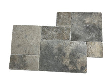 Load image into Gallery viewer, SILVER TRAVERTINE TUMBLED MEDIUM FRENCH PATTERN
