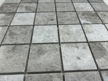 Load image into Gallery viewer, SILVER SHADOW MARBLE SQUARE MOSAIC
