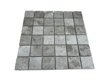 Load image into Gallery viewer, SILVER SHADOW MARBLE SQUARE MOSAIC
