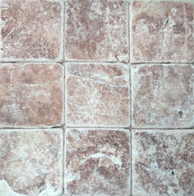 Load image into Gallery viewer, ROSSO TRAVERTINE TUMBLED 100x100
