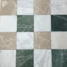 Load image into Gallery viewer, MILOS WHITE MARBLE TUMBLED 100x100
