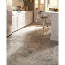 Load image into Gallery viewer, SILVER TRAVERTINE TUMBLED 12mm TILE

