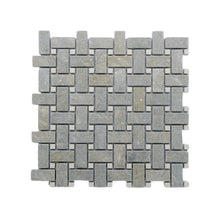 Load image into Gallery viewer, CHATEAU LIMESTONE BASKETWEAVE TUMBLED MOSAIC
