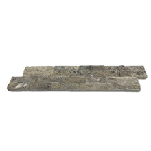 Load image into Gallery viewer, SILVER TRAVERTINE SPLITFACE WALL CLADDING - 610x150
