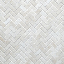 Load image into Gallery viewer, CLASSIC TRAVERTINE HERRINGBONE TUMBLED MOSAIC
