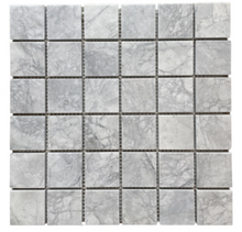 Load image into Gallery viewer, SUPER WHITE QUARTZITE SQUARE HONED MOSAIC
