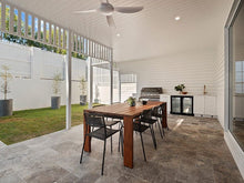 Load image into Gallery viewer, SILVER TRAVERTINE TUMBLED 12mm TILE
